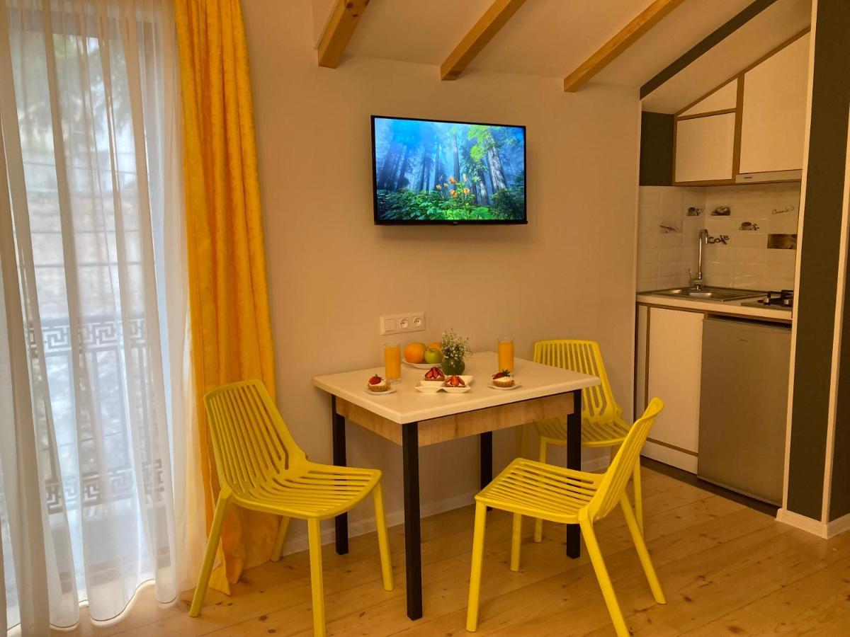 Borjomi Yellow Hotel Bagian luar foto